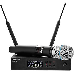 Shure QLX-D Digital Wireless Beta 87A Handheld Microphone System QLXD24/B87A