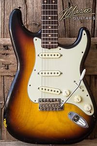 Mario Guitars S-Style Brazilian Rosewood AAA roasted Flame Maple! Mario Martin