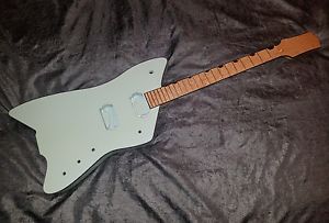 Custom Billy bo Guitar Body+Neck Surf/Seafoam Nitro Birdseye Maple Husk USA