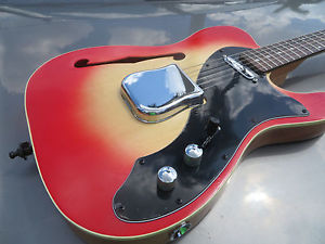 Fits Fender SIXKILLER-TELE 69 RI  Custom  Siesta Red Natural Burst