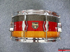 Fibes USA Maple Snaredrum "German Flag"  -  14x6,5"
