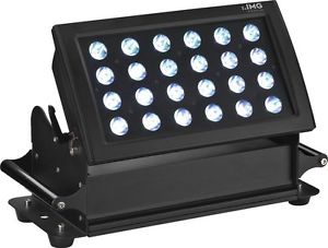 IMG Stageline ODW 2410rgbw LED faro per esterni, IP66, RGBW NERO