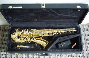 YANAGISAWA T9930 tenor saxophone Near Mint! Silver neck & body, brass bow & bell