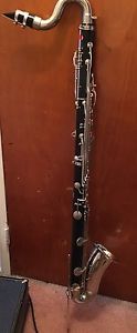 Vito Bass Clarinet with Eb on body For Service Or parts Not Playing