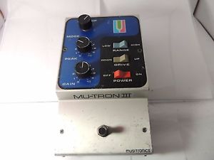 VINTAGE MU-TRON III AUTO WAH EFFECTS PEDAL ENVELOPE  FILTER MUSITRONICS ORIGINAL