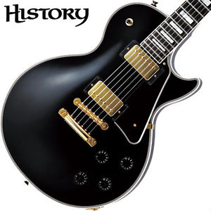 HISTORY TH-LC BLK (Black) Les Paul electric guitar Circle Fretting System