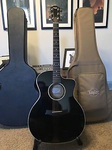 Black! 2012 Taylor 200 214ce Acoustic/Electric Guitar Your Choice of Case! - NR!