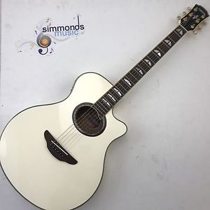 YAMAHA APX1000PW ELECTRO-ACOUSTIC GUITAR – Pearl White