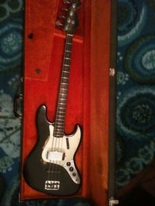 1965 Fender Jazz Bass Black with Matching Headstock