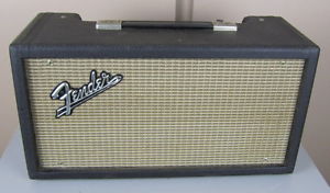 Vintage 1966 Fender Tube Reverb Unit Blackface Tested