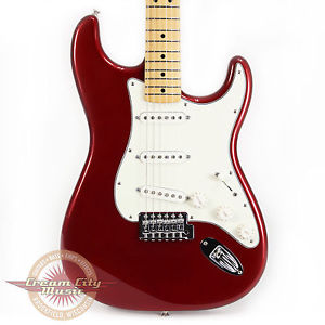 Brand New Fender Standard Stratocaster Candy Apple Red Maple Neck Strat