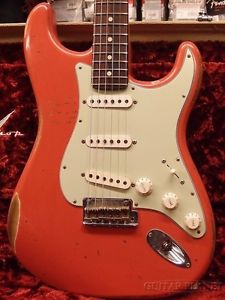 Fender CS: Dealer Select TBC 'Custom22F' 1962 ST Heavy Rel. Aged Fiesta Red 2014