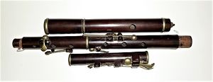 Antique Blee & Co London rosewood 8 keyed Flute
