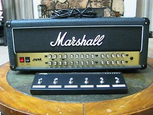 MARSHALL JVM410H 100 WATT GUITAR AMPLIFIER MODDED MERCURY MAGNETICS FOOTSWITCH