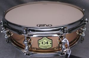 CRUSH C4 14 X 4 DIE CAST COPPER SNARE DRUM