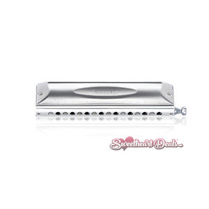 Suzuki S-64C Sirius Chromatic 16-Hole 64-Note Harmonica Cross Alignment