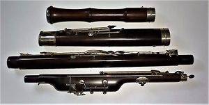Beautiful Boosey & Co. Ebonite Bassoon