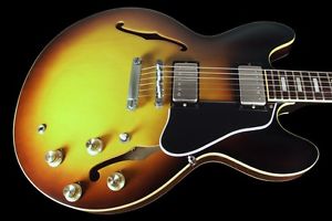 2016 GIBSON ES-335 1963 MEMPHIS ES-335TD BLOCK VOS  ~ HISTORIC BURST