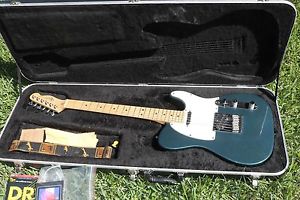 RARE 1988 Fender Telecaster American Standard Gunmetal Blue metalflake W/case