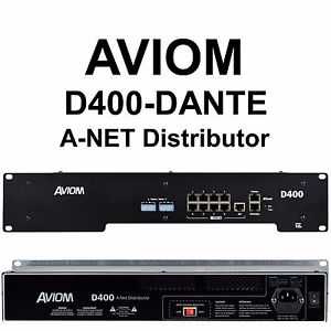 AVIOM D400-DANTE PERSONAL AUDIO MIXER A-NET DISTRIBUTION $50 INSTANT OFF EVENTS