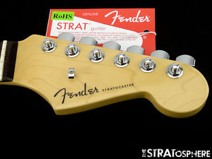 2017 American Fender ELITE Stratocaster Strat NECK+ LOCKING TUNERS USA Rosewood