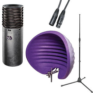 Aston Spirit Microphone with Halo Reflection Filter, Stand, & 20' Cable