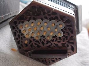 Lachenal 40 Button Anglo Concertina in D/A: Restoration piece