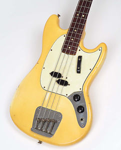 1967 Fender Mustang Bass Olympic White Finish