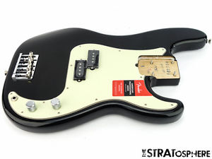 2017 Fender American Professional Precision P Bass LOADED BODY USA Guitar Black