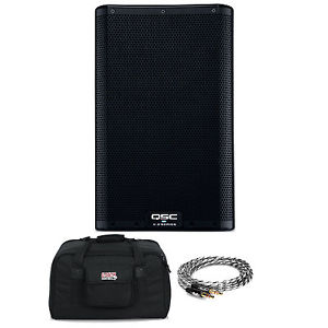 QSC K8.2 2000W 8" Active Loudspeaker with Tote and Cable