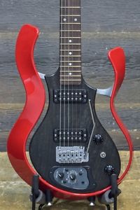VOX Starstream VSS-1 Onboard AEROS-D System Red Electronic Guitar w/Bag #040046