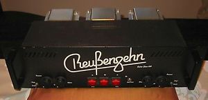 + KULTALARM +  Reußenzehn Guitar Slave 100  19" Stereo Röhren Endstufe 2x50 Watt