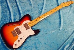 Fender '72 Telecaster Thinline -3 Colour Sunburst- 2012 w/hardcase/512