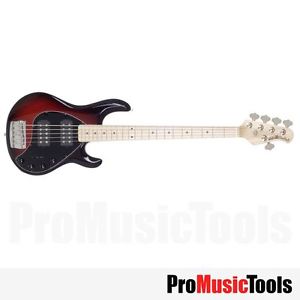 Music Man USA Stingray 5 HH BCB - Black Cherry Burst MN * NEW * musicman bass