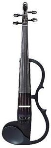 YAMAHA Silent Violin Set SV130S-BL Black with Case Bow Rosin Brand NEW