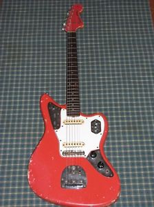 Fender Jaguar 1964 Fiesta Red Custom Color Pre CBS