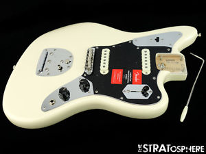 2017 Fender American Professional Jaguar LOADED BODY USA Parts Olympic White