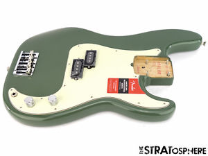 2017 Fender American Professional Precision P Bass LOADED BODY USA Antique Olive