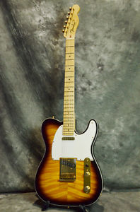 Fender Custom Shop Telecaster Flame Maple Top NOS 2-Color Sunburst E-guitar