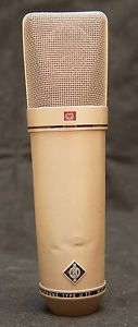 Works Perfectly ''NEUMANN VINTAGE U77'' Micro (Rare)+ power sup12V + Shockmount.