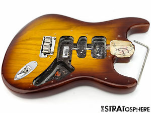 '17 Fender American Elite Stratocaster Strat BODY+ HARDWARE USA Tobaccoburst ASH