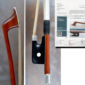 A fine French certified cello bow by Louis Morizot - Raffin certificate !
