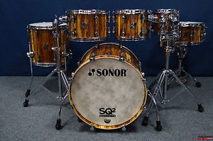 Sonor SQ2 Maple Shellset  -  "African Marble"  -  20,8,10,12,14" + 14x6,5"