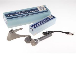 TFK/AKG D19C Vintage Cardioid Dynamic Microphone D19 C +clip+cable XLR+boxes