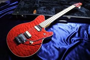MUSIC MAN EVH Signature 1990's Red KILLER QUILT TOP E-Guitar Free Shipping