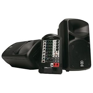Yamaha STAGEPAS 400i Portable PA System Powered Mixer Speakers Stagepass NEW