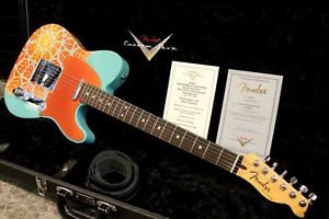 Fender CS: M.B.S Greg Fessler SOLSTICE TELE-ART M. ROY Painted Top Madison Roy
