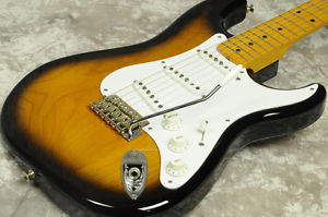 Fender Japan ST57-US 2 Tone Sunburst Regular Condition With Soft Case