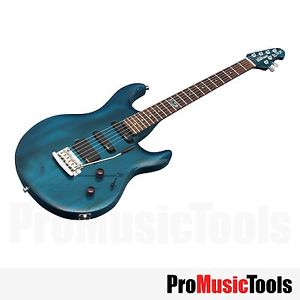 Music Man USA Luke BFR Custom All Mahogany Translucent Teal *NEW (NOS)* lukather