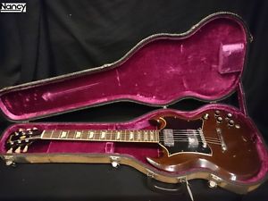 Gibson 1969 SG STANDARD, LARGE GUARD, STOP remodeling Used  w/ Hard case
